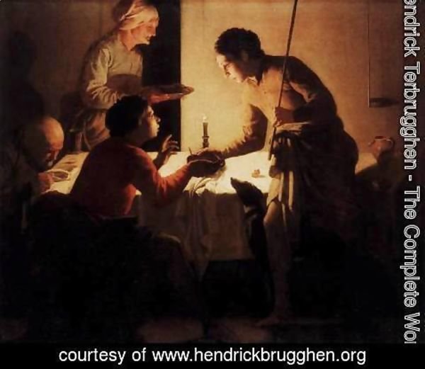Hendrick Terbrugghen - Esau Selling His Birthright