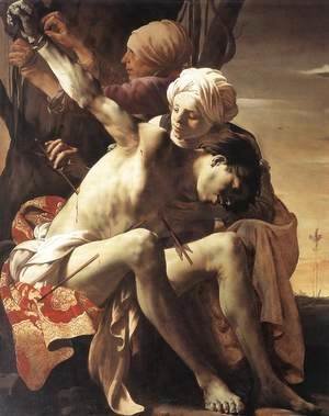 Hendrick Terbrugghen - St Sebastian Tended by Irene and her Maid