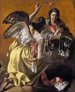 Hendrick Terbrugghen - The Annunciation 1624-25