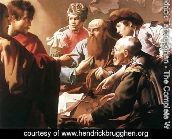 Hendrick Terbrugghen - The Calling of St Matthew