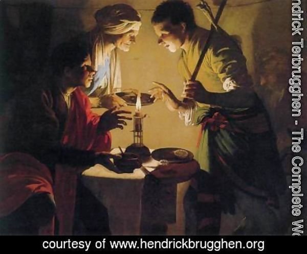 Hendrick Terbrugghen - Esau Selling His Birthright 2