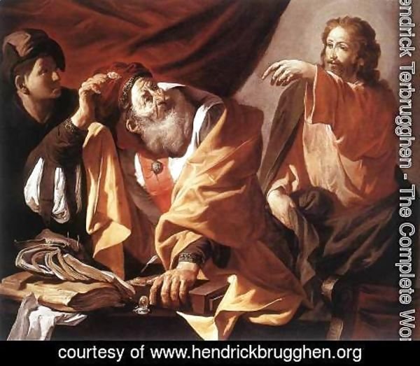 Hendrick Terbrugghen - The Calling of St Matthew c. 1616