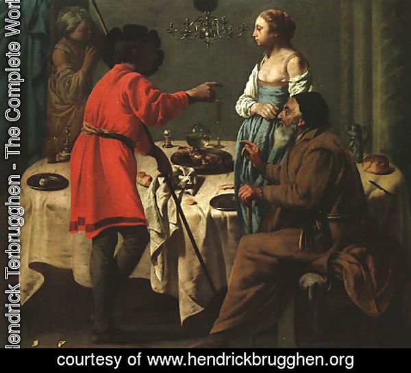 Hendrick Terbrugghen - Jacob Reproaching Laban 1627