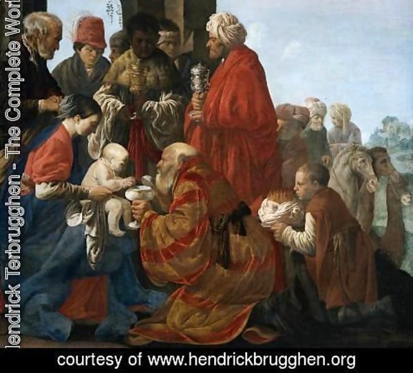 Hendrick Terbrugghen - The Adoration of the Magi